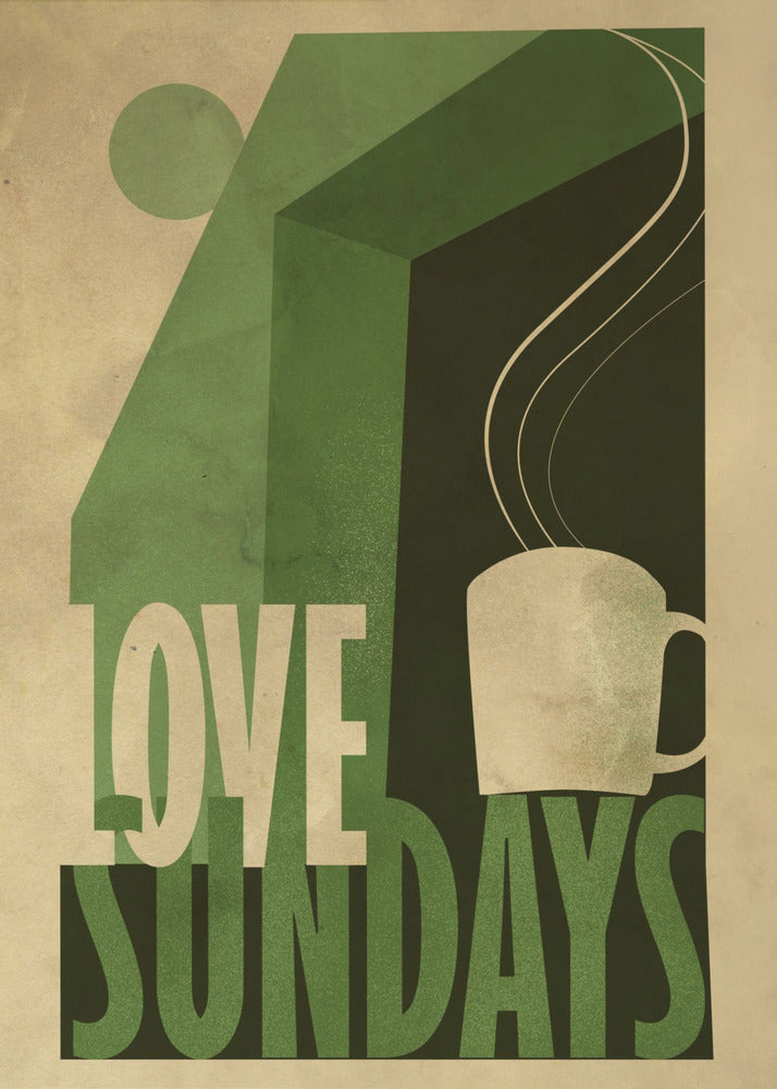 Love Sunday print | Poster