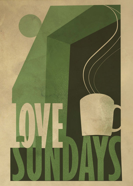 Love Sunday print | Poster
