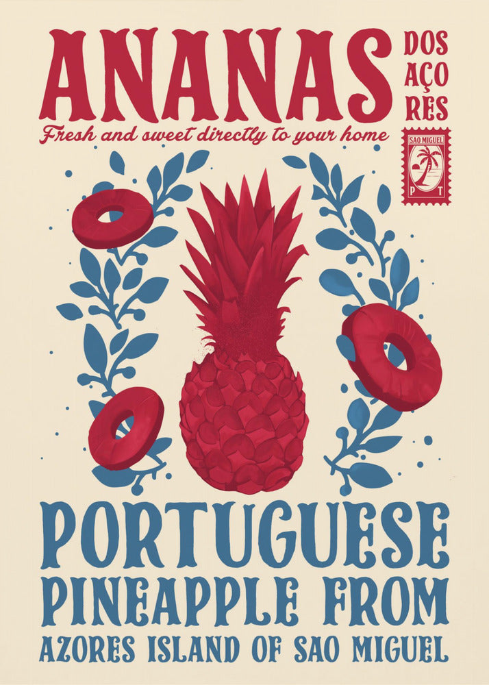 Pineapple kitchen print | Canvas