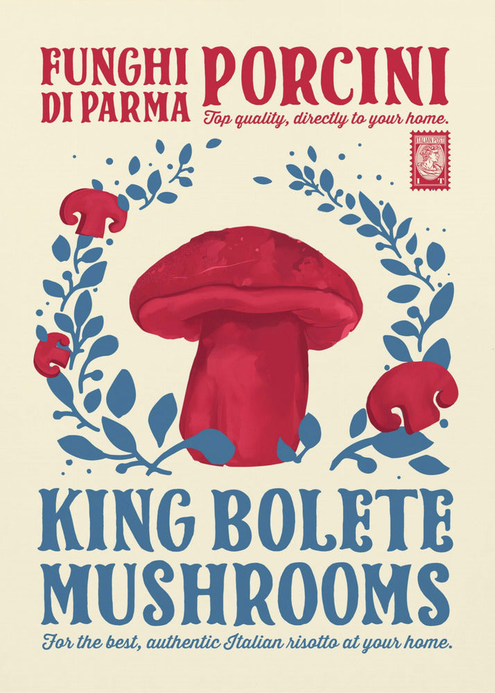 Porcini kitchen print | Poster