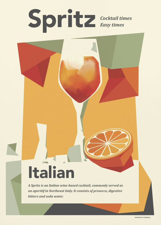 Aperol spritz print | Poster