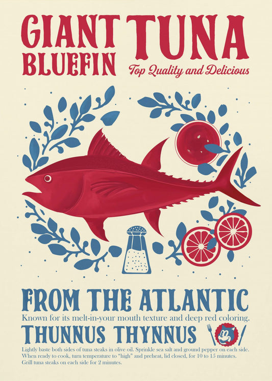 Tuna kitchen print | Poster