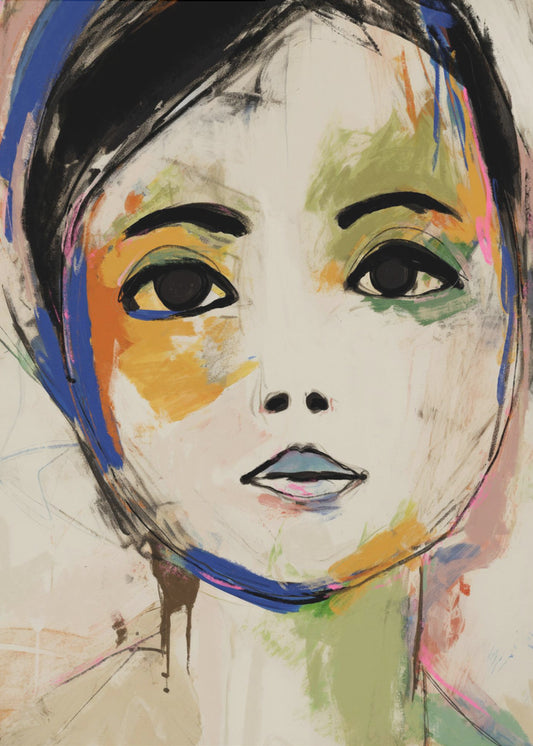 Colorful Gaze | Canvas