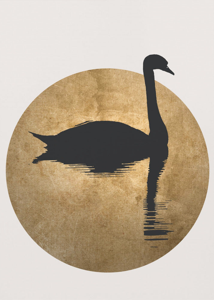 The Swan Gold | Canvas
