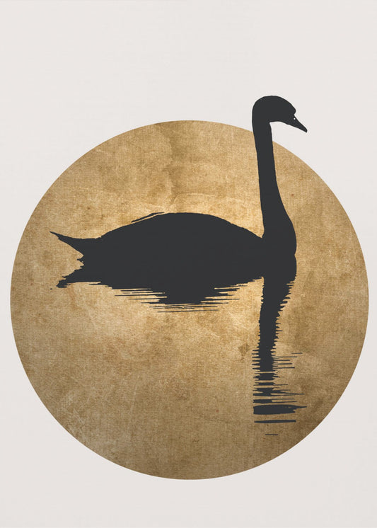 The Swan Gold | Canvas