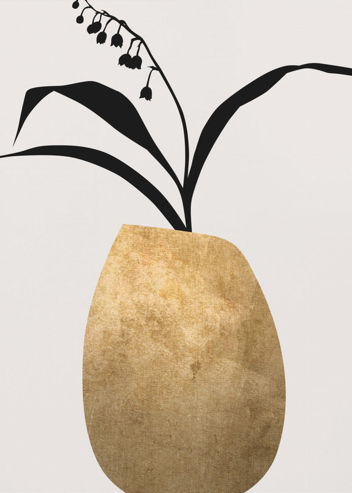 Water Lilies   Gold | Canvas