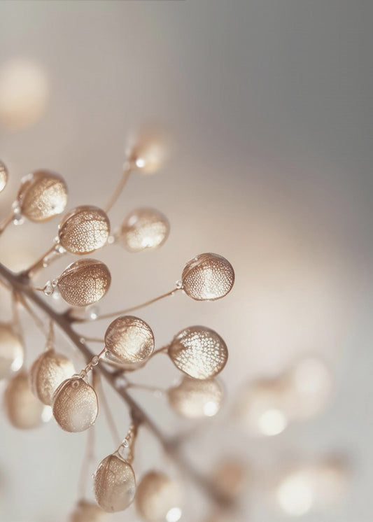 Golden Dewdrops | Canvas