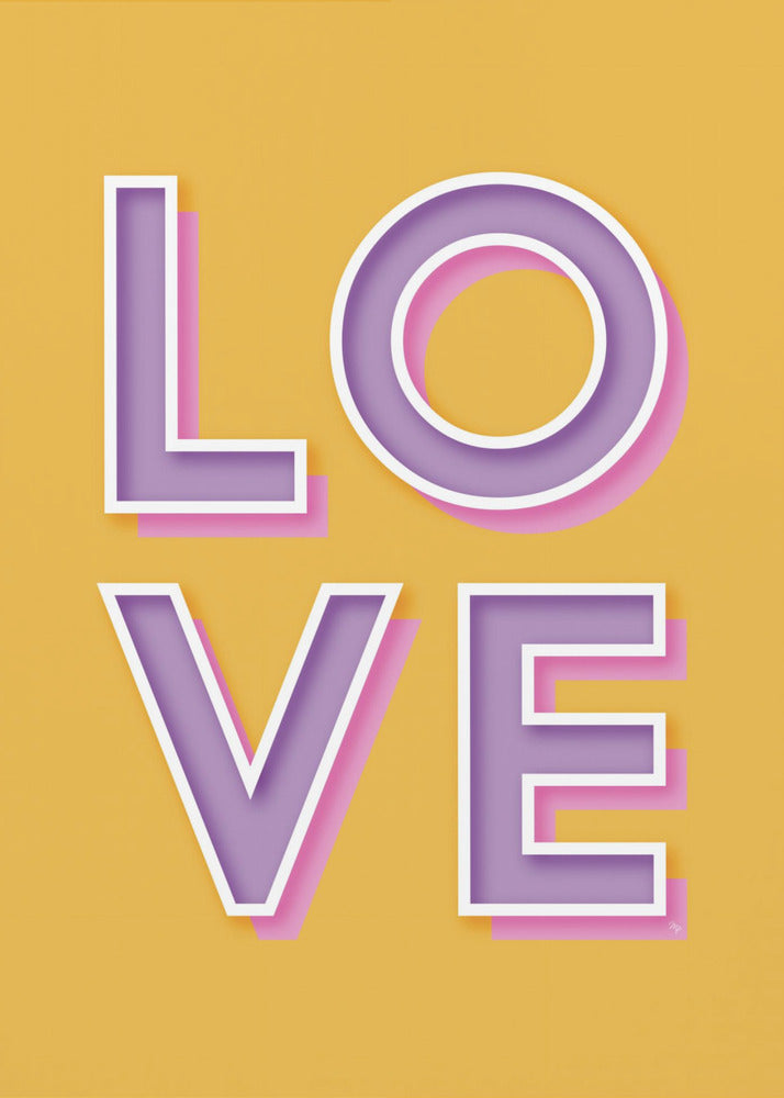 Bold Love Typography | Canvas