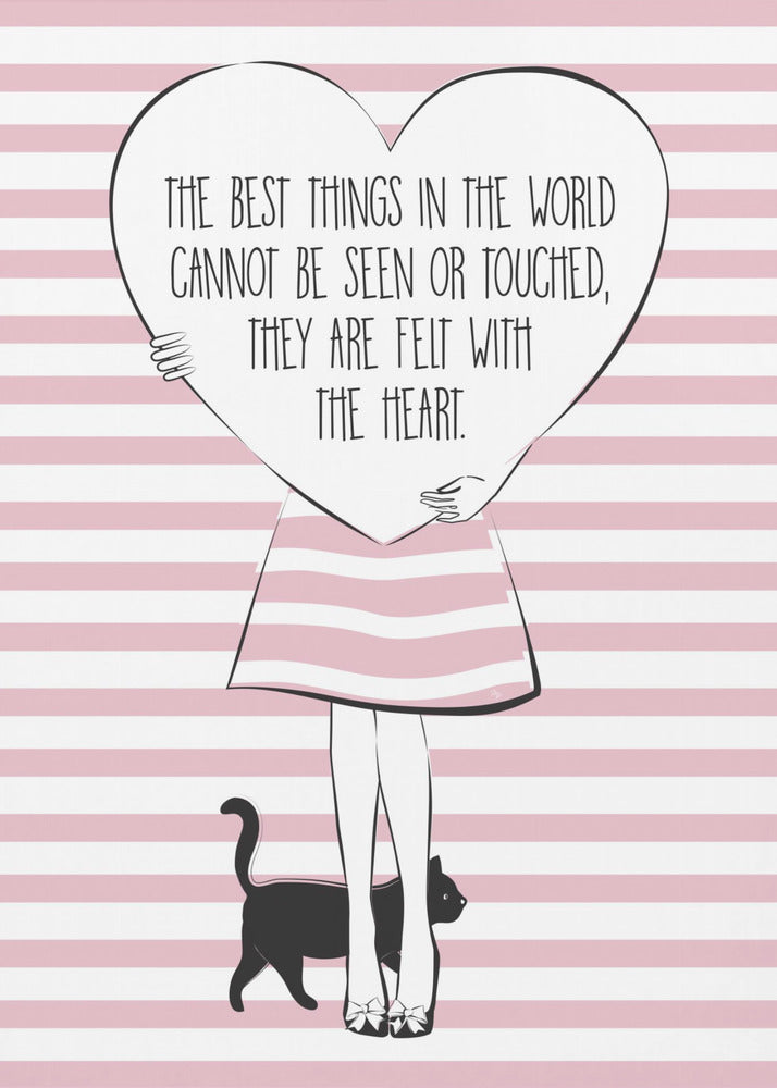 Heartfelt Stripes | Poster