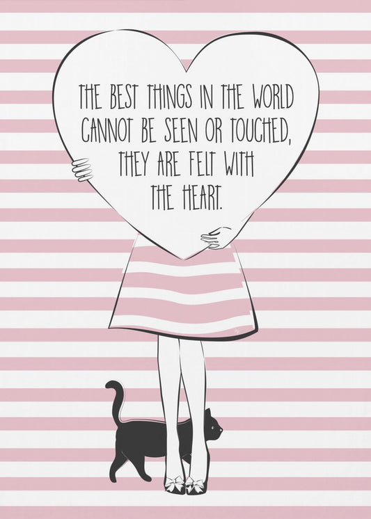 Heartfelt Stripes | Poster