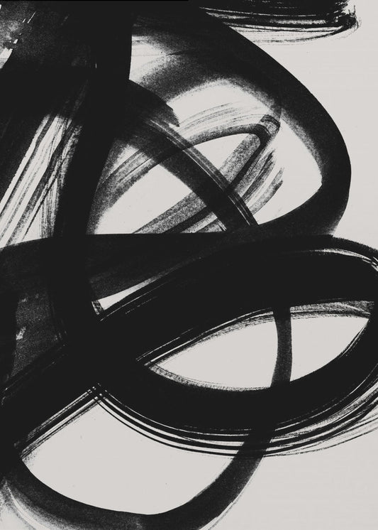 Abstract Brush Strokes 5 A1 | Canvas