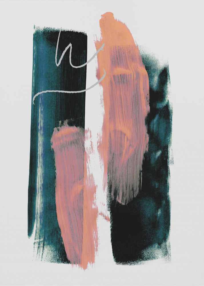 Abstract Brush Strokes 3x A1 | Canvas