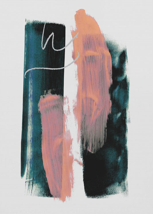 Abstract Brush Strokes 3x A1 | Canvas