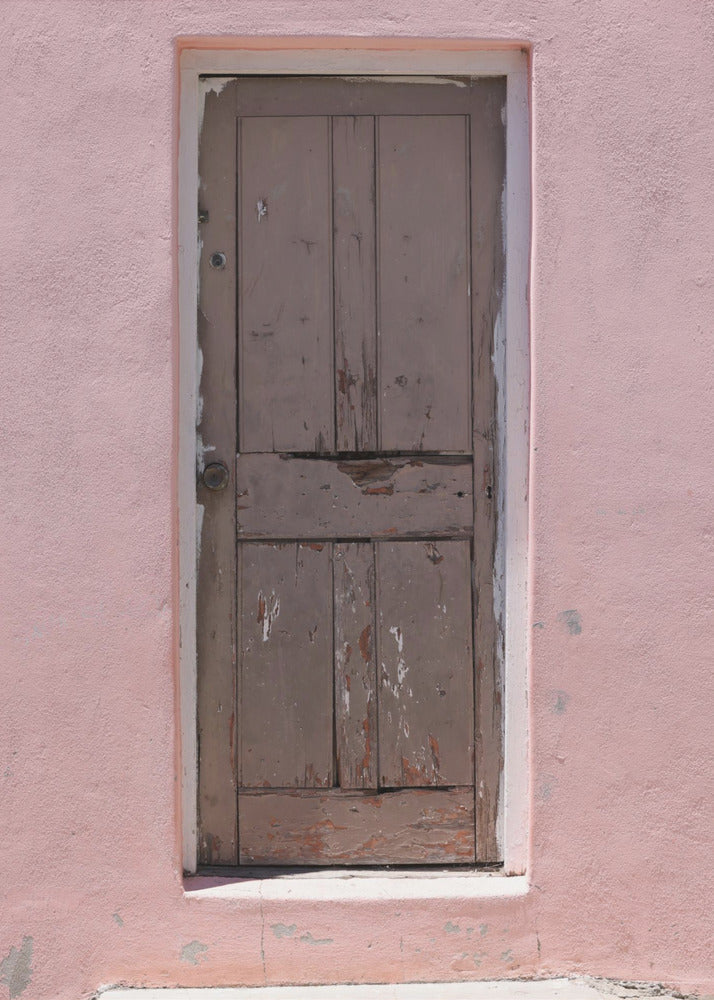 Weathered Pink Door | Poster