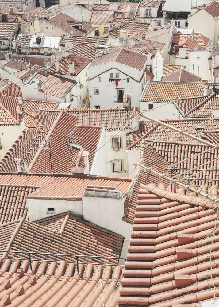 Red Tiled Rooftops | Poster