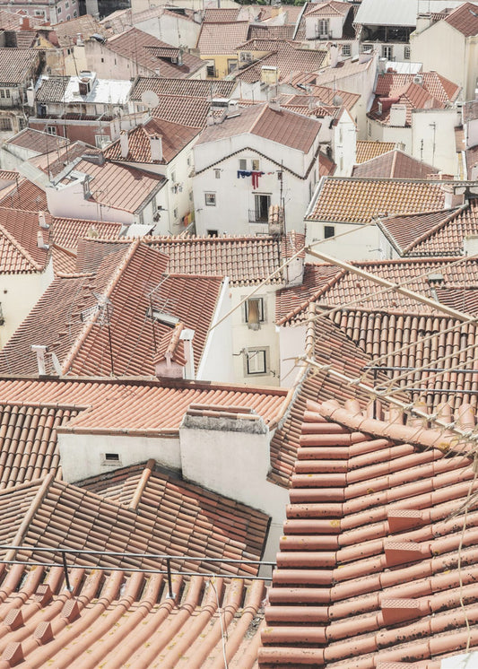 Red Tiled Rooftops | Poster