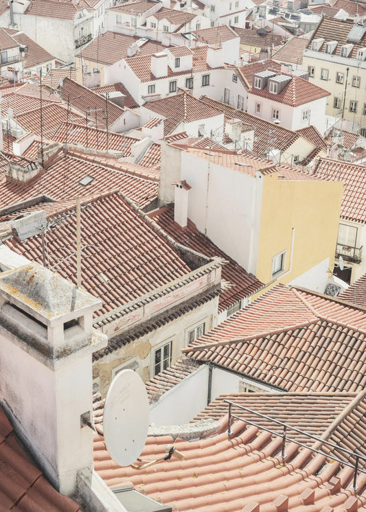 Terracotta Rooftops | Canvas