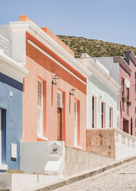 Colorful Street Row | Canvas
