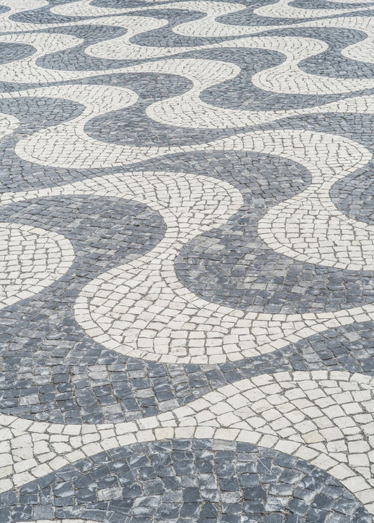 Wave Stone Pathway | Poster