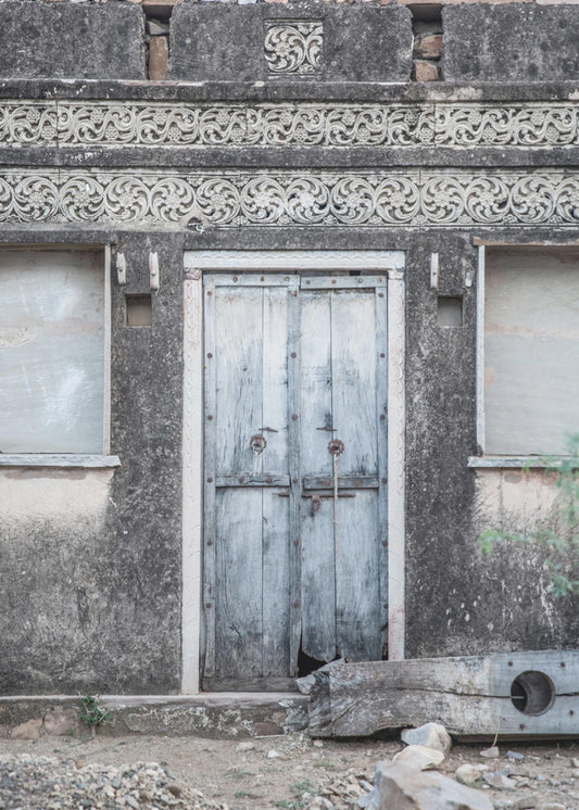 Faded Elegance Door | Poster