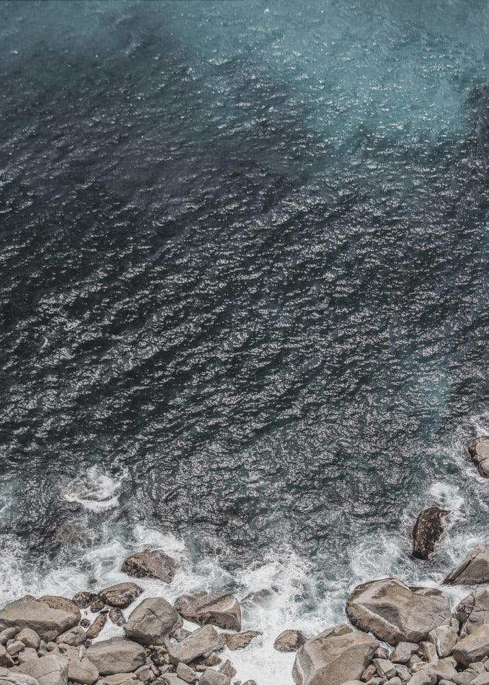 Rocky Coastline Waves | Poster