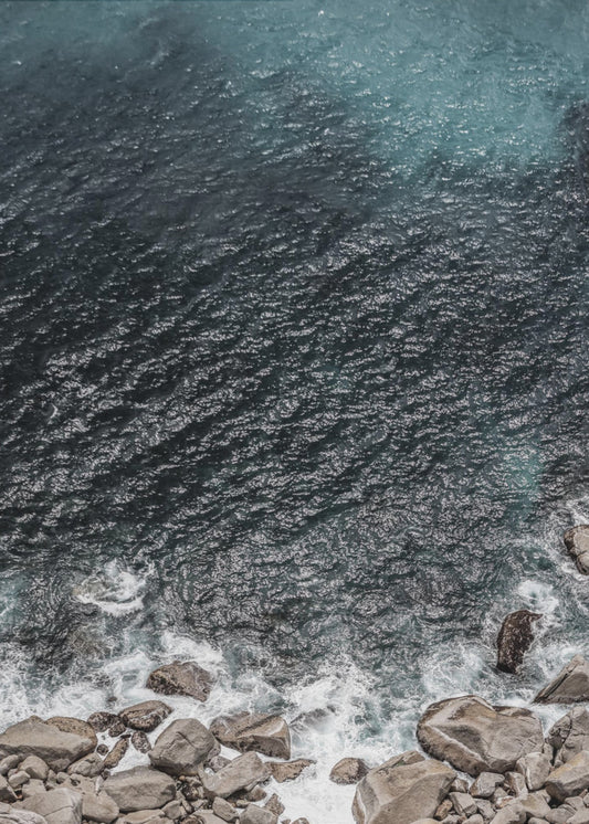 Rocky Coastline Waves | Canvas