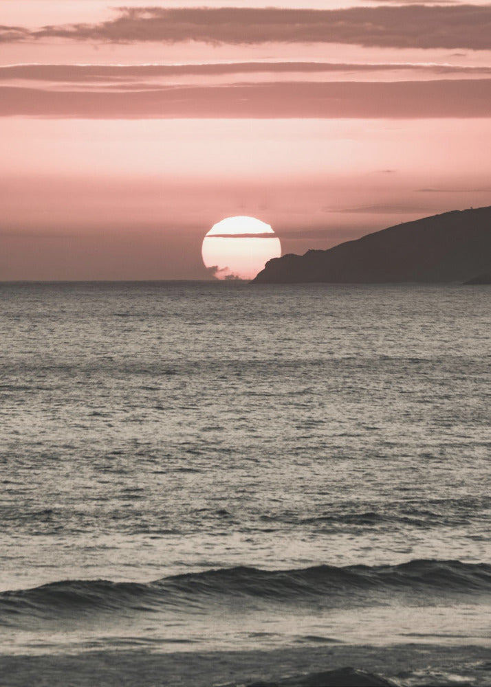 Crimson Horizon | Canvas