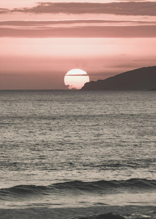 Crimson Horizon | Canvas