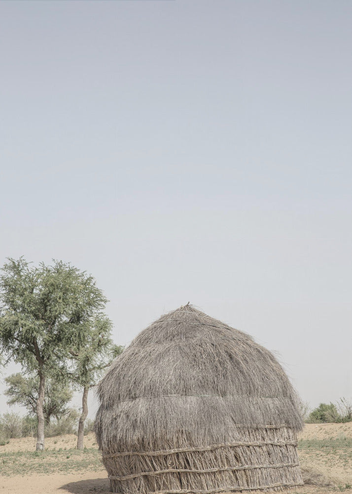 Grass Hut Serenity | Canvas