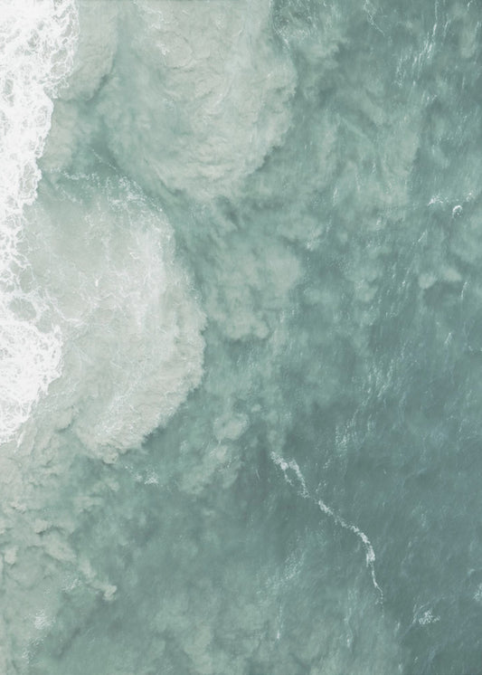 Ocean&#039;s Gentle Swirl | Canvas