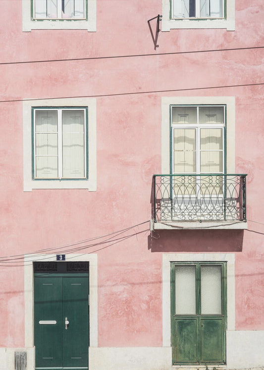 Pink Façade Harmony | Canvas