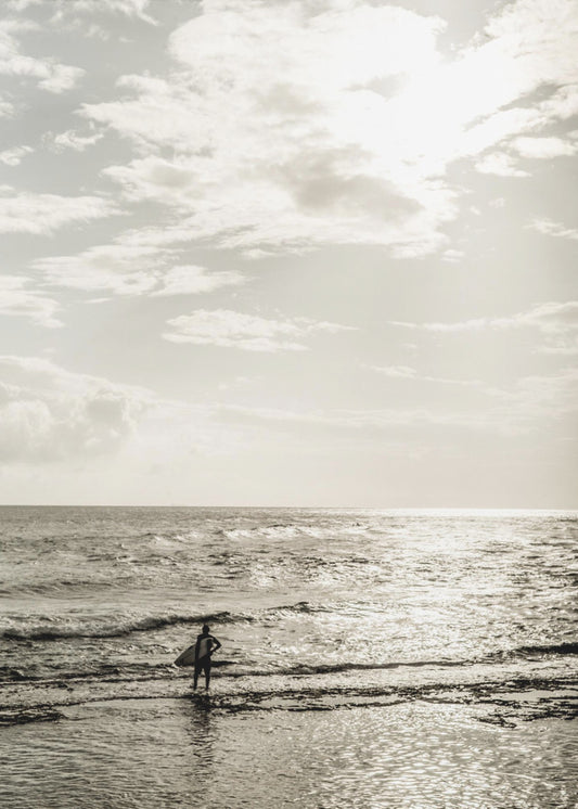 Surfer&#039;s Dawn Peace | Poster