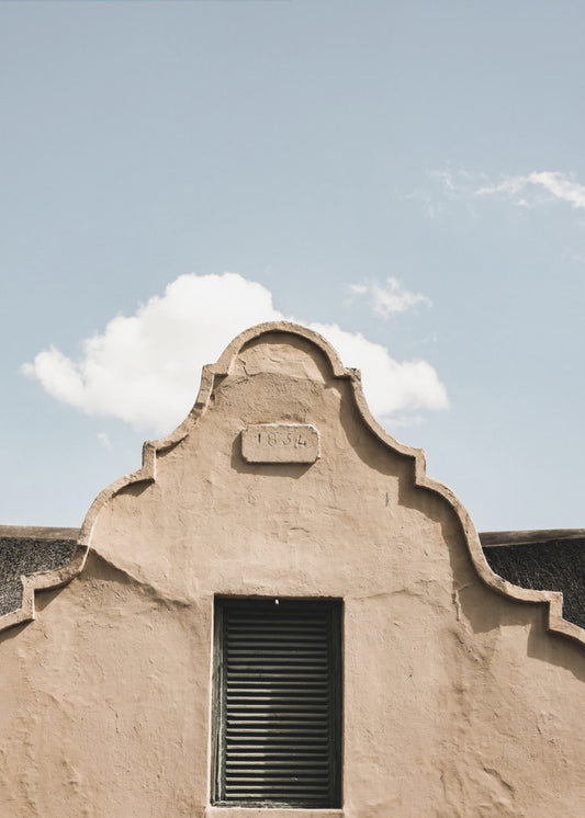 Vintage Gable With An Arched Window | Canvas