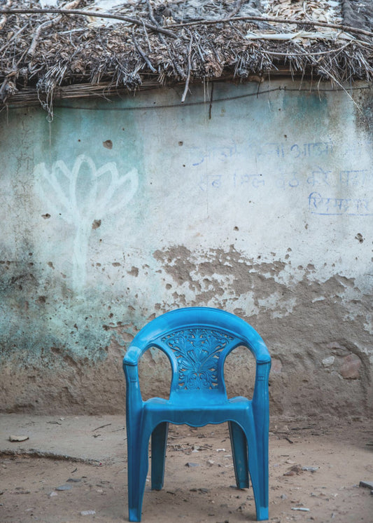 Lonely Blue Chair | Canvas