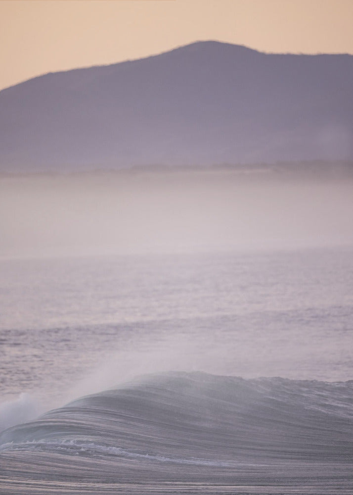 Wave Against A Misty Sunrise | Canvas