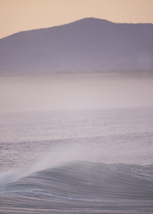 Wave Against A Misty Sunrise | Canvas