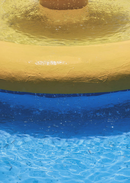 Yellow And Blue Bands | Poster