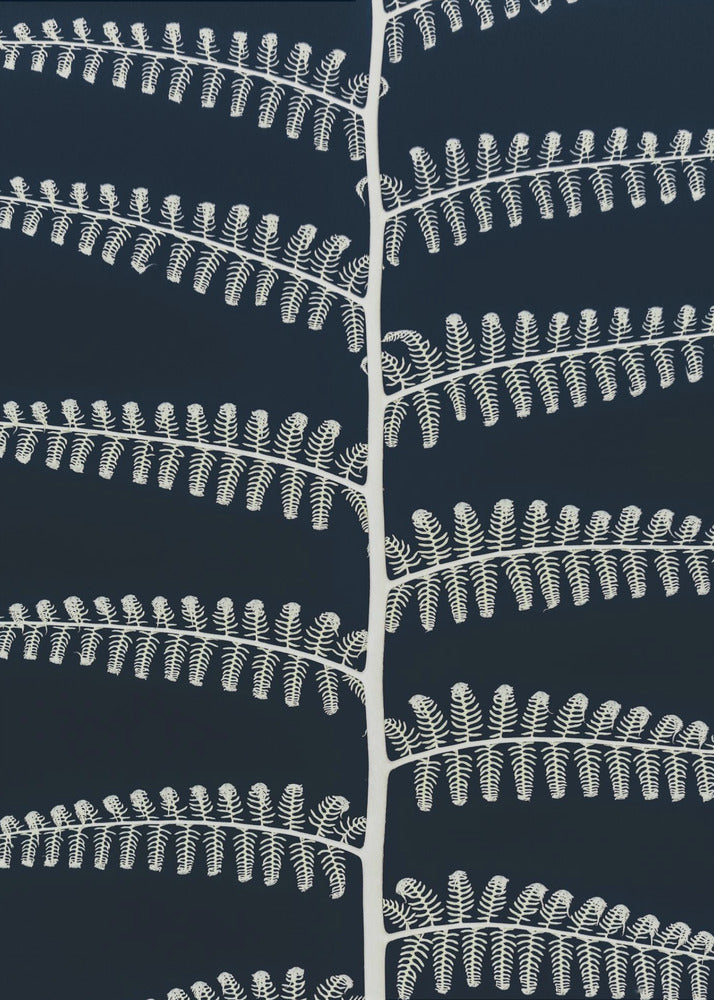 White Fern Patterns | Canvas
