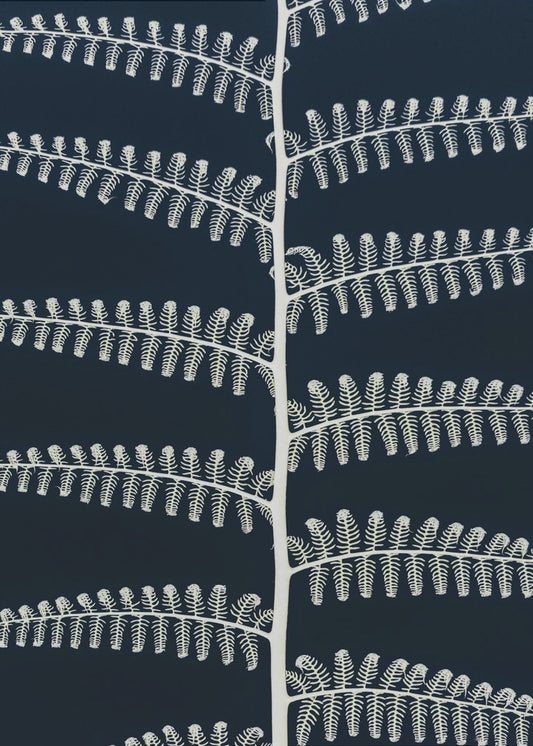 White Fern Patterns | Canvas