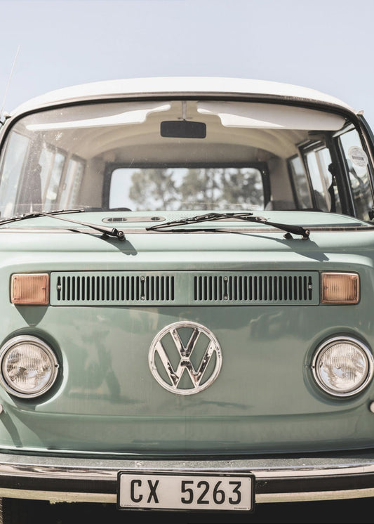 Classic Design In Soft Green Tones Cars | Canvas