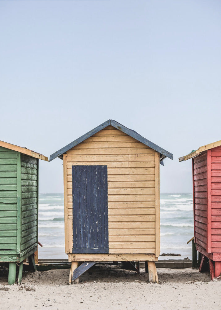 Colorful Beach Huts | Poster
