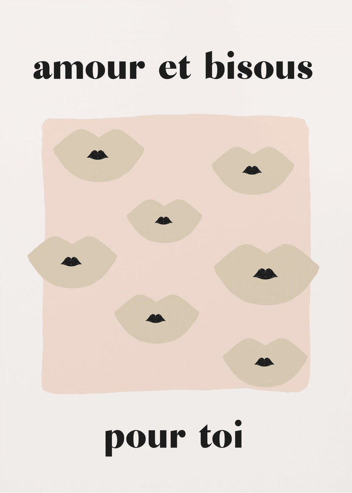 French Kiss Poster | Canvas