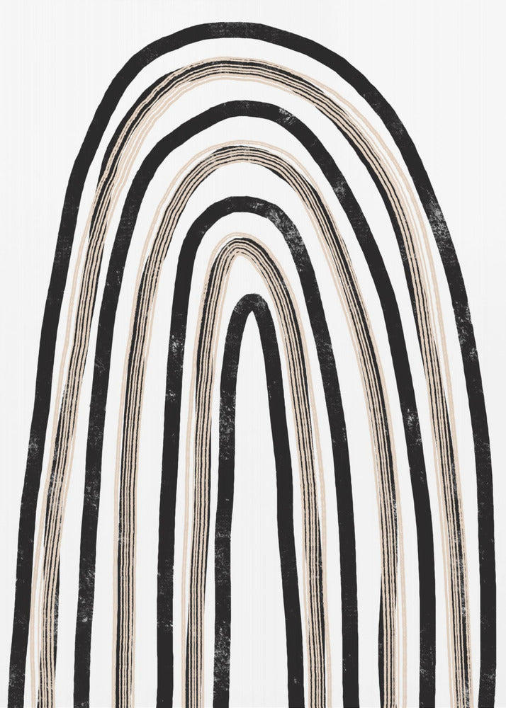 Monochrome Arches | Poster