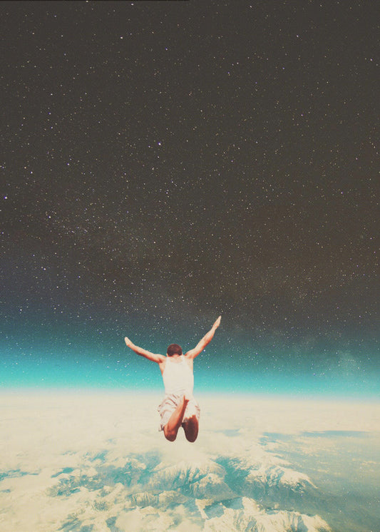 Falling With a Hidden Smile | Canvas