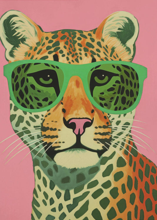 Cool Cat Portrait | Canvas