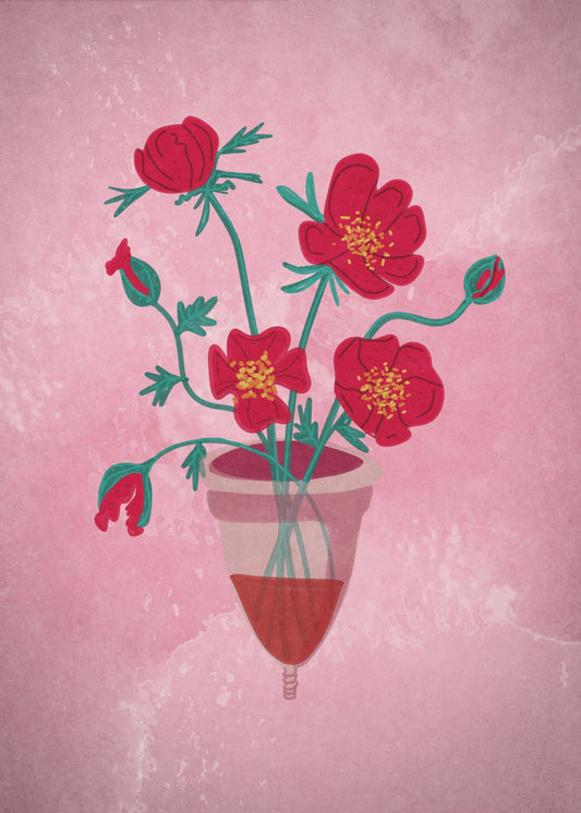 Cup of flowers | Canvas