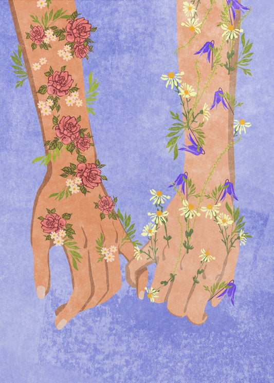 Holding hands | Poster