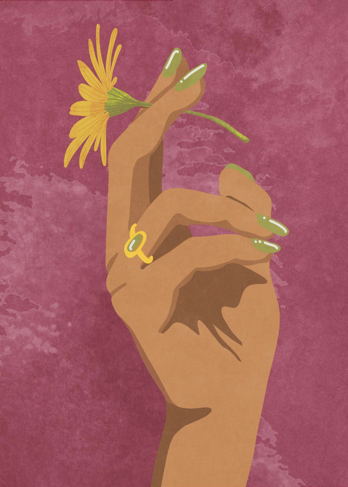 Smoking Flower | Canvas
