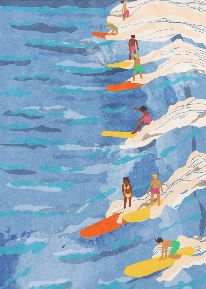 chilled surfing | Canvas