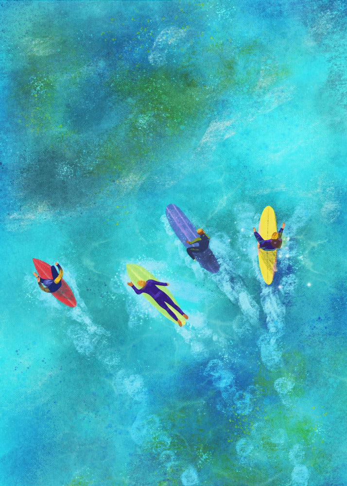 Surfer Dudes | Poster